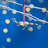 Wooden Xunmenglong Dinosaur Christmas Tree Decoration